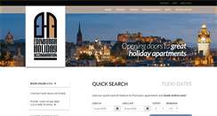 Desktop Screenshot of edinburgh-holiday-accommodation.co.uk